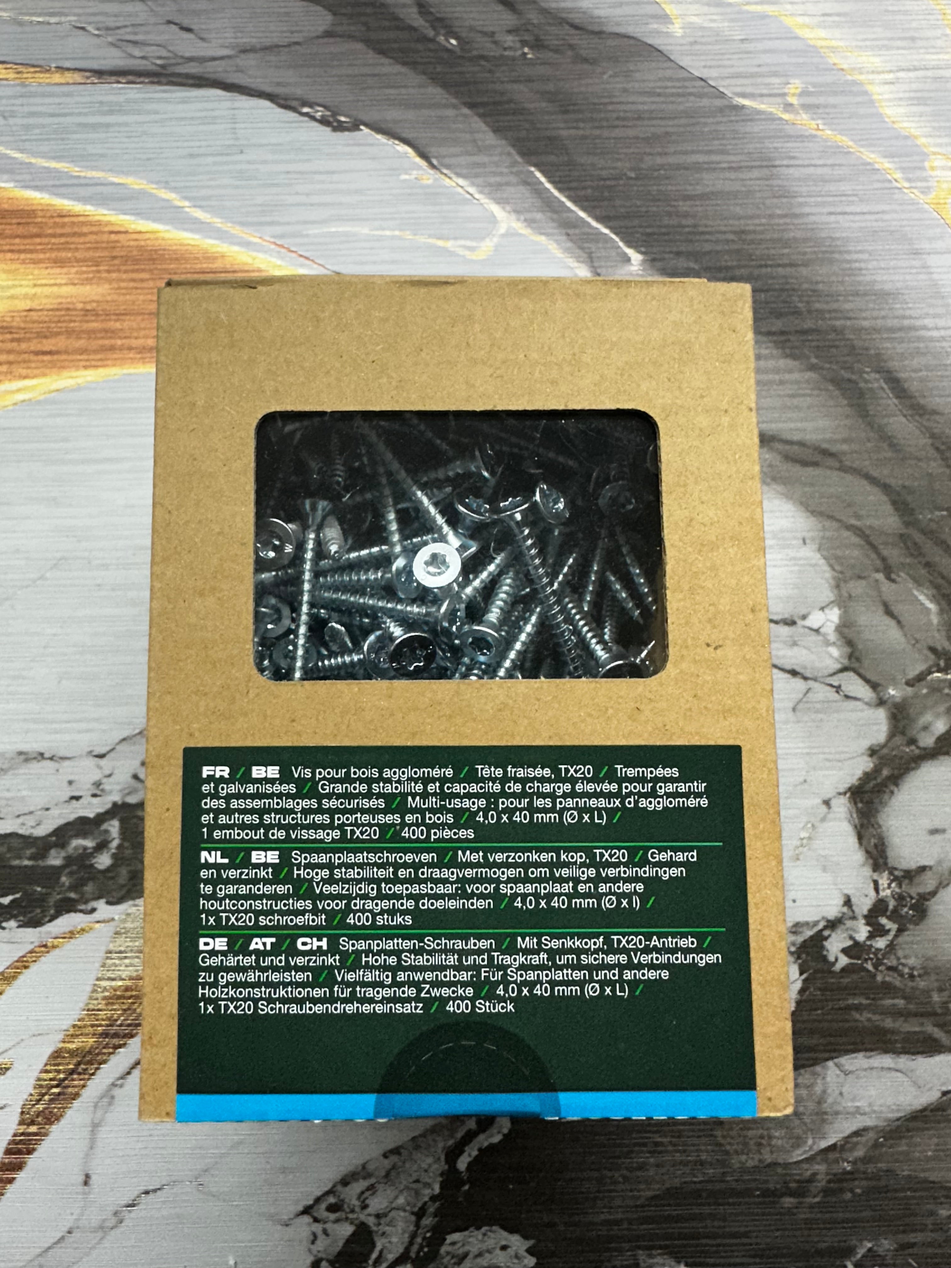 Viti per legno truciolare Parkside 4,40 x 40mm 400Pz