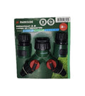 Selettore a 2 vie con set di raccordi Parkside