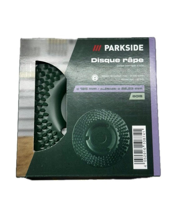 Disco per smerigliatrice angolare Parkside per la lavorazione del legno.