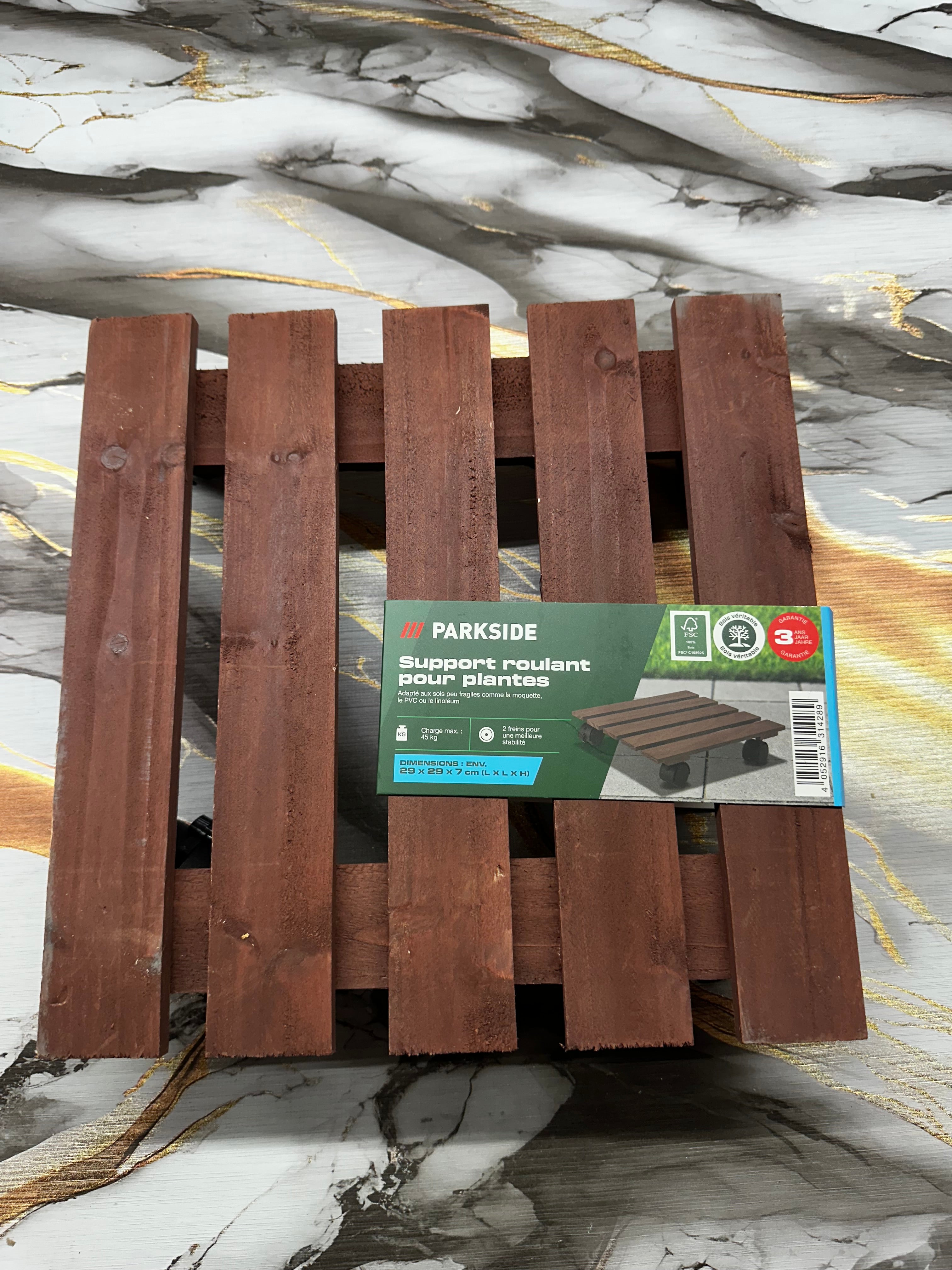 Supporto per piante Parkside in legno Marrone