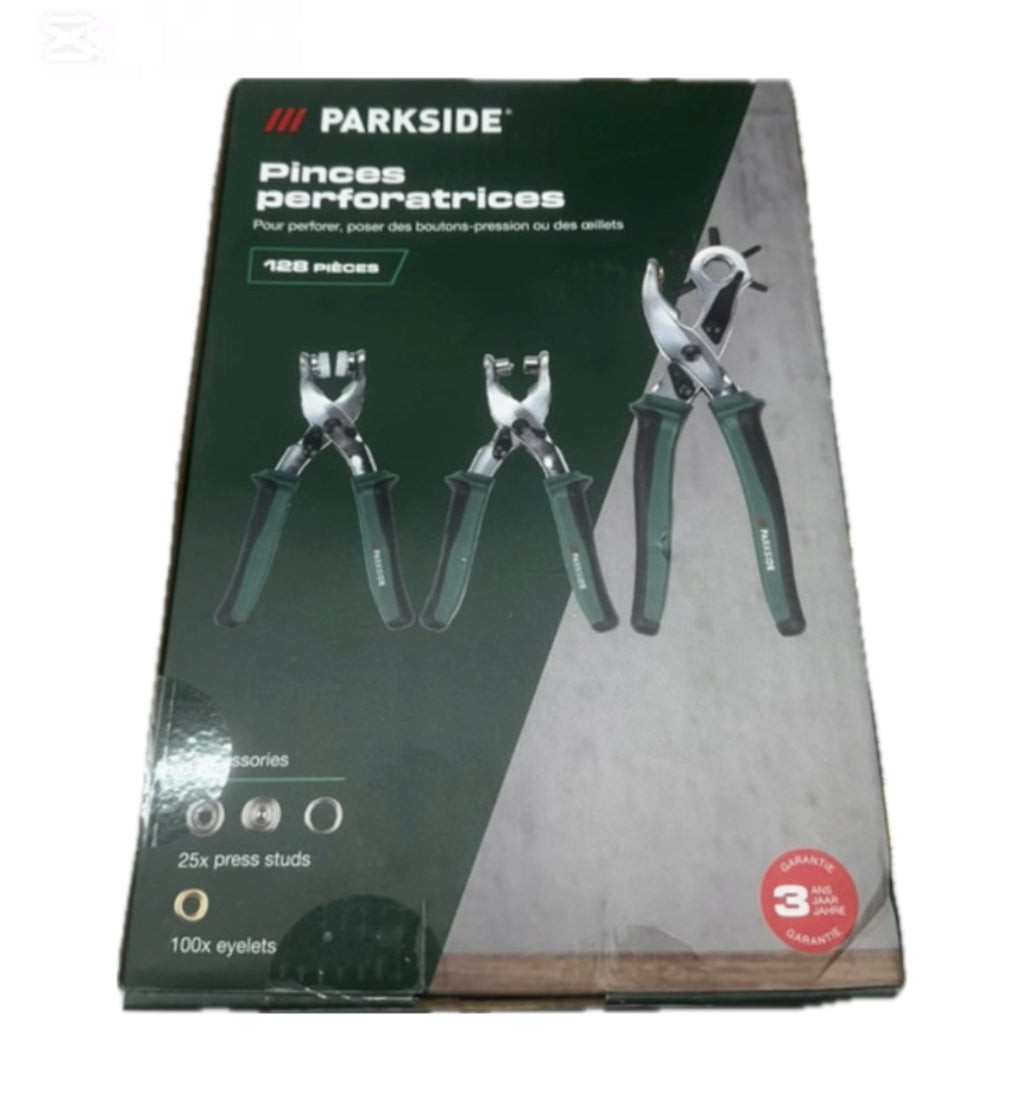 Set di pinze perforatrici e per occhielli Parkside