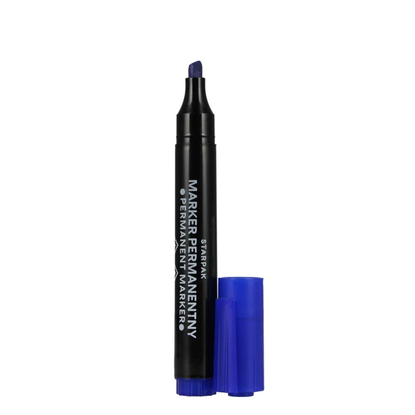 Pennarello indelebile blu sci starpak