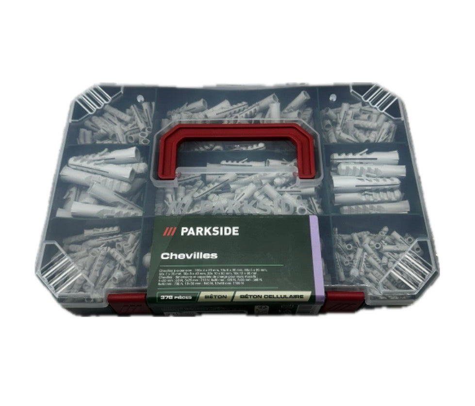 Kit di tasselli Parkside in valigetta assortita