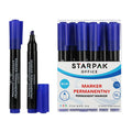 Pennarello indelebile blu sci starpak