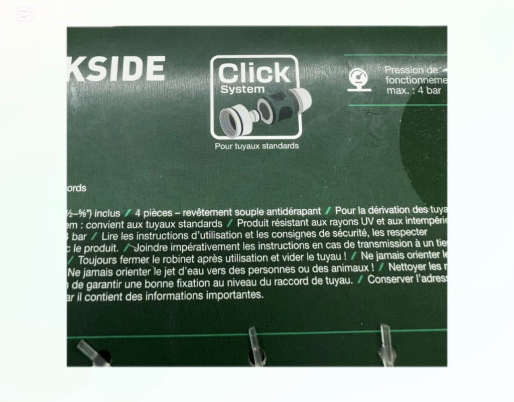 Lancia Da Irrigazione Parkside.