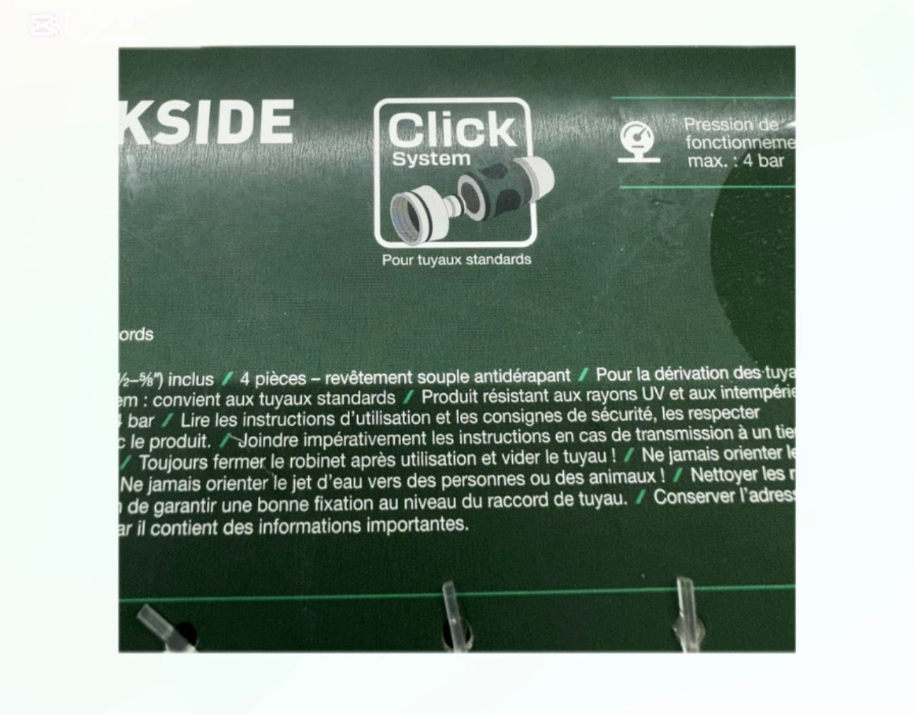 Lancia Da Irrigazione Parkside.