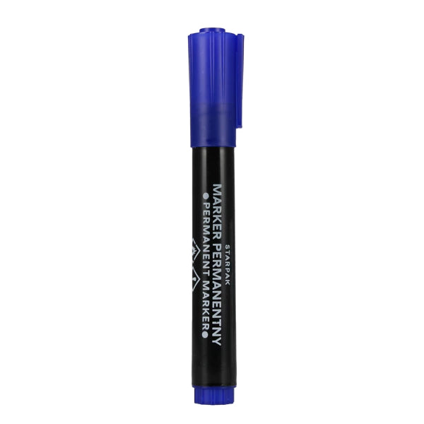 Pennarello indelebile blu sci starpak