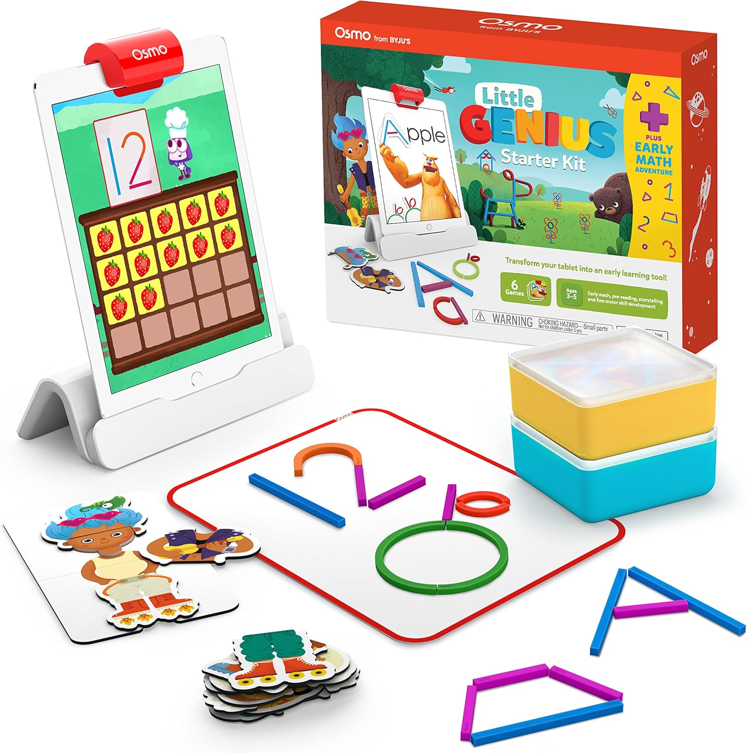 Osmo - Little Genius Starter Kit per iPad + Early Math Adventure