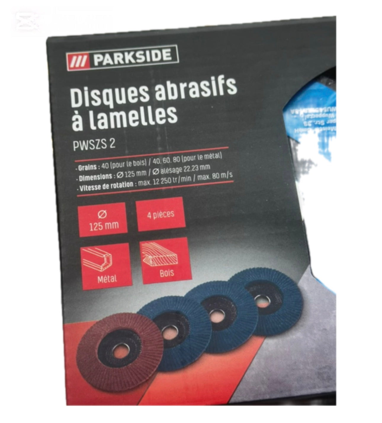 Set di dischi abrasivi a lamelle Parkside PWSZS 2.