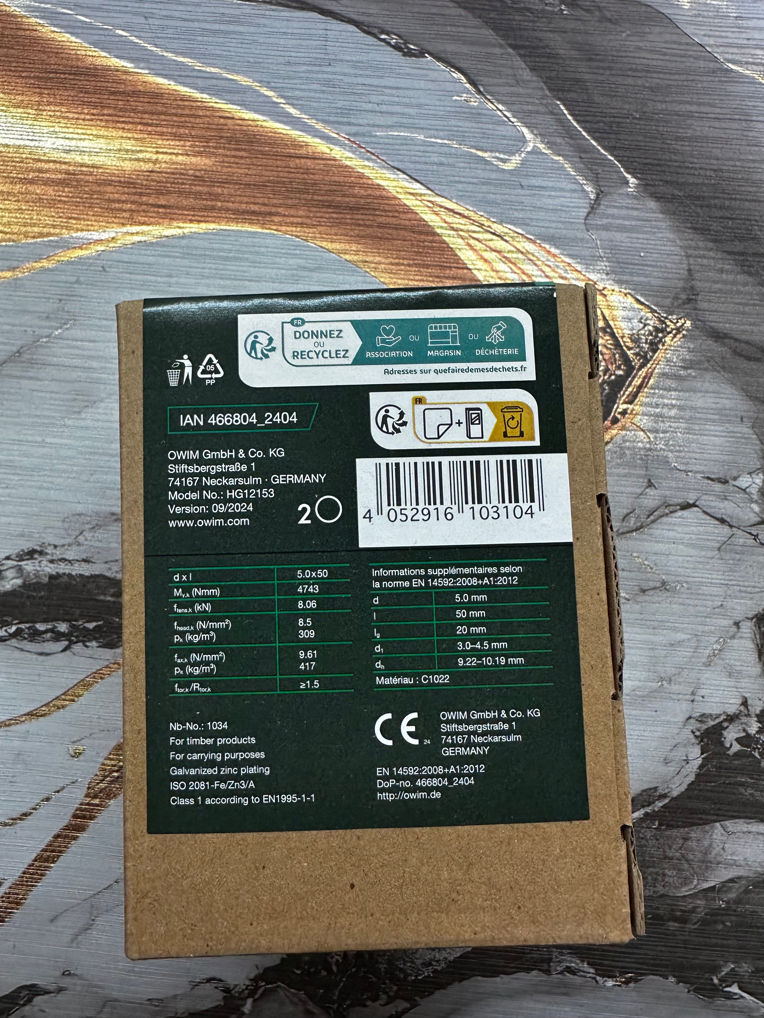 Viti per legno truciolare Parkside 4,40 x 40mm 400Pz