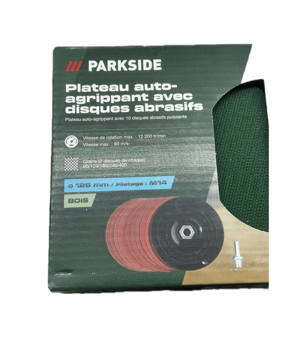 Set di dischi abrasivi Parkside