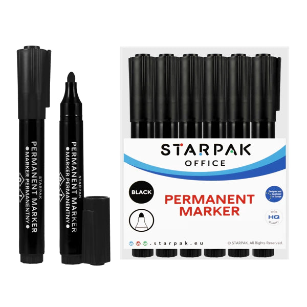 Pennarello indelebile nero starpak