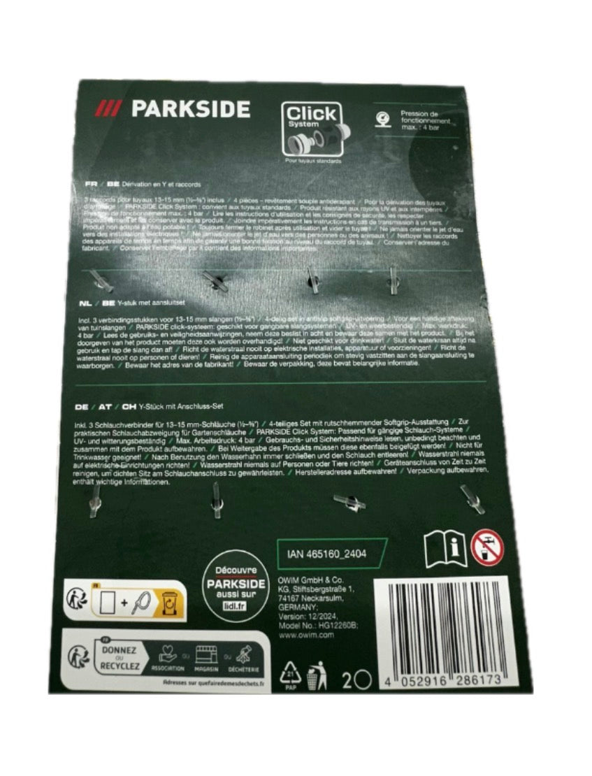 Set di connettori a Y Parkside.