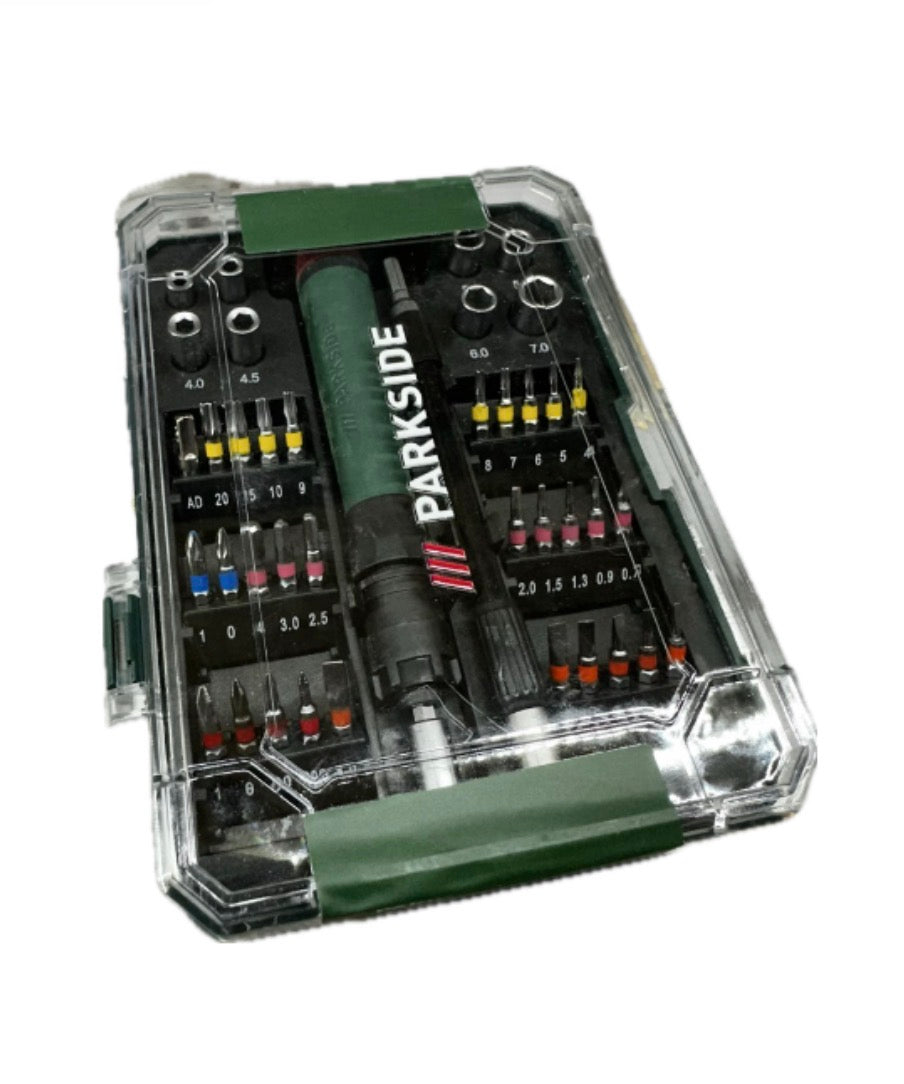 Set di cacciaviti e bit Parkside(modello simile al PPBS 40 A1), ideale per lavori di precisione