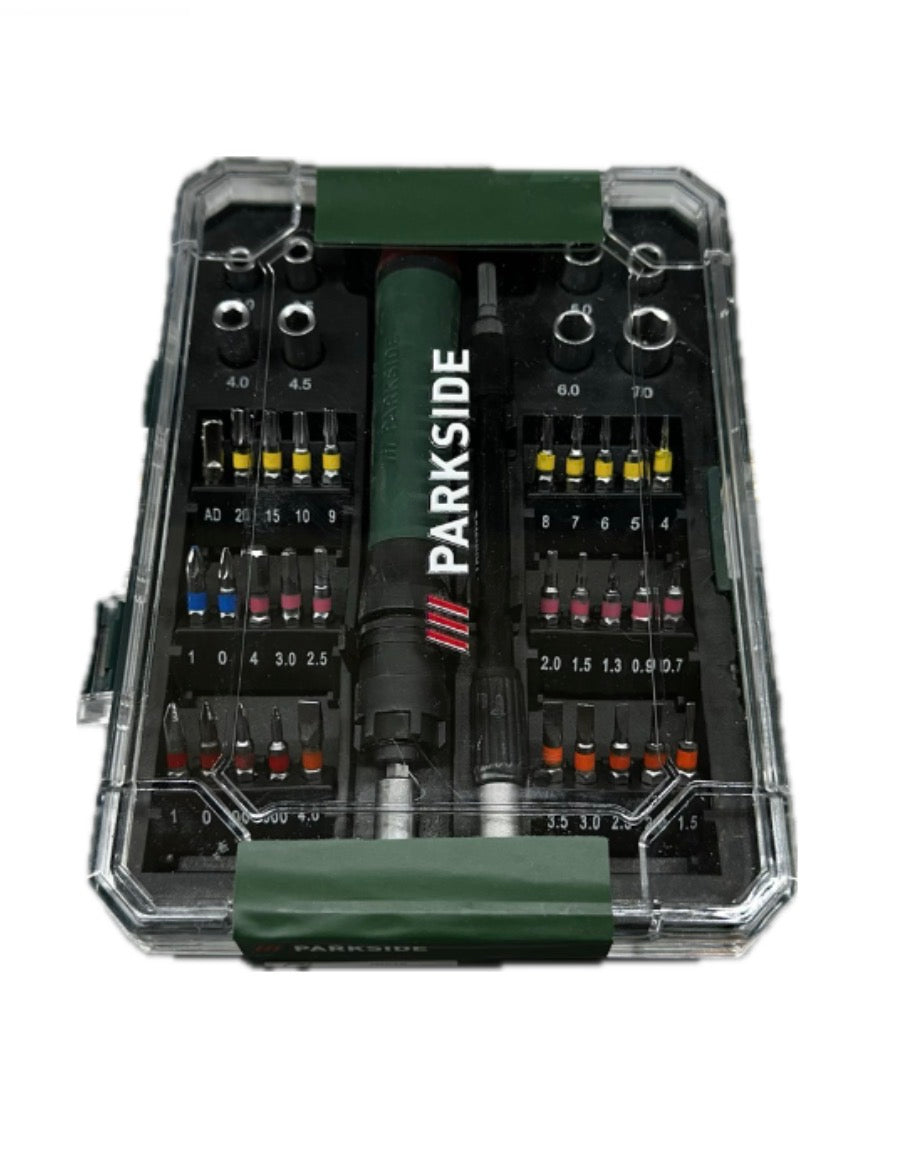 Set di cacciaviti e bit Parkside(modello simile al PPBS 40 A1), ideale per lavori di precisione