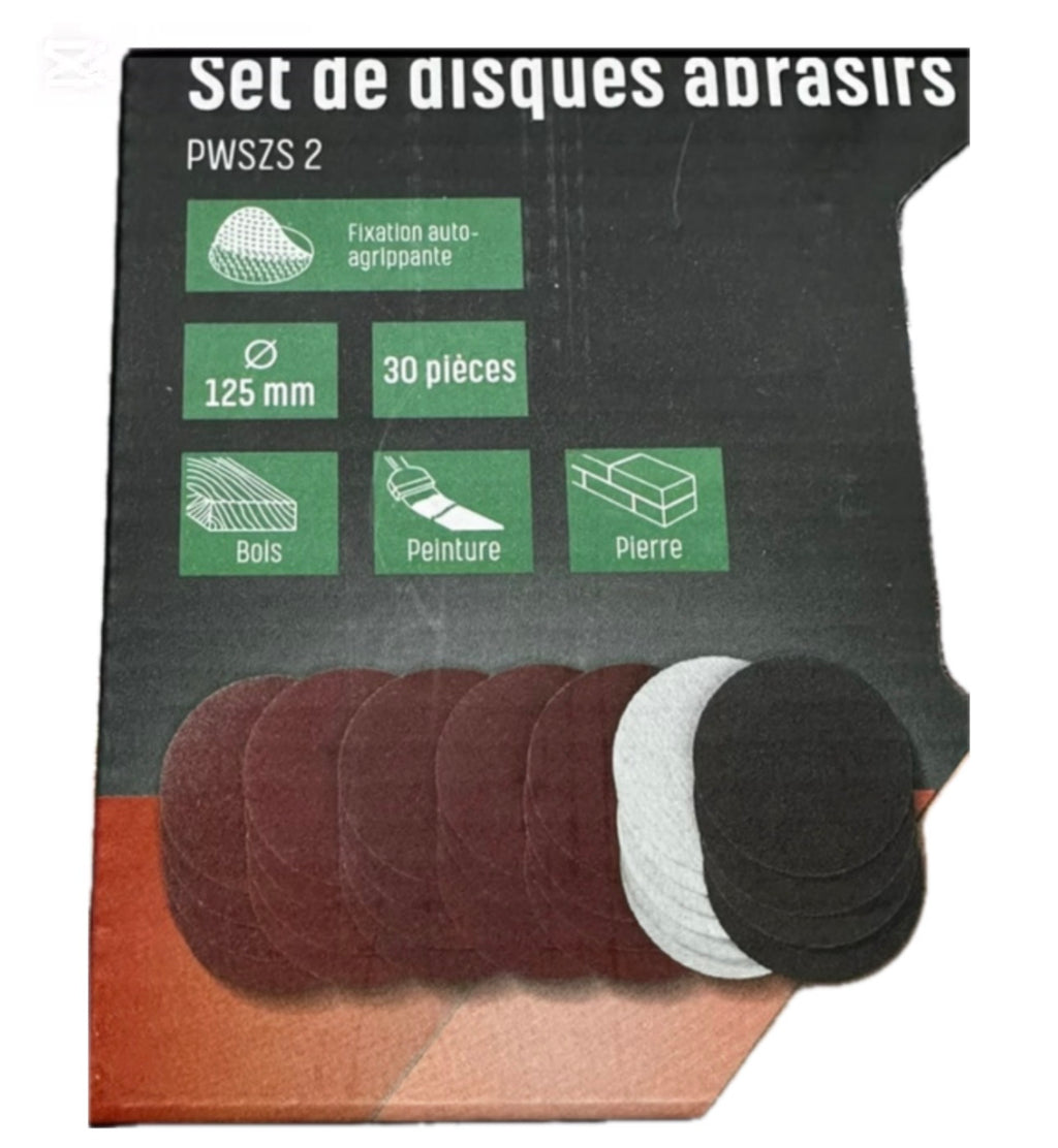 Set di dischi abrasivi Parkside PWSZS 2.