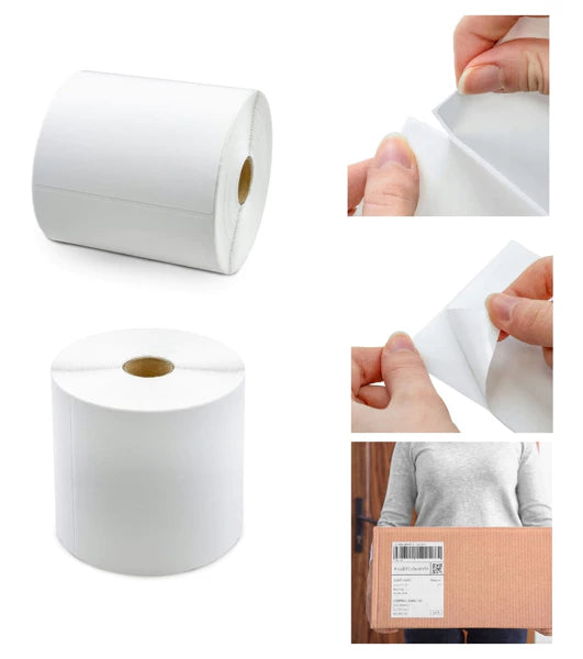 Etichette termiche, bianche, 100x150 mm, 500 pz