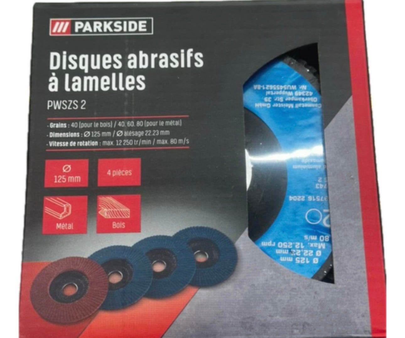 Set di dischi abrasivi a lamelle Parkside PWSZS 2.