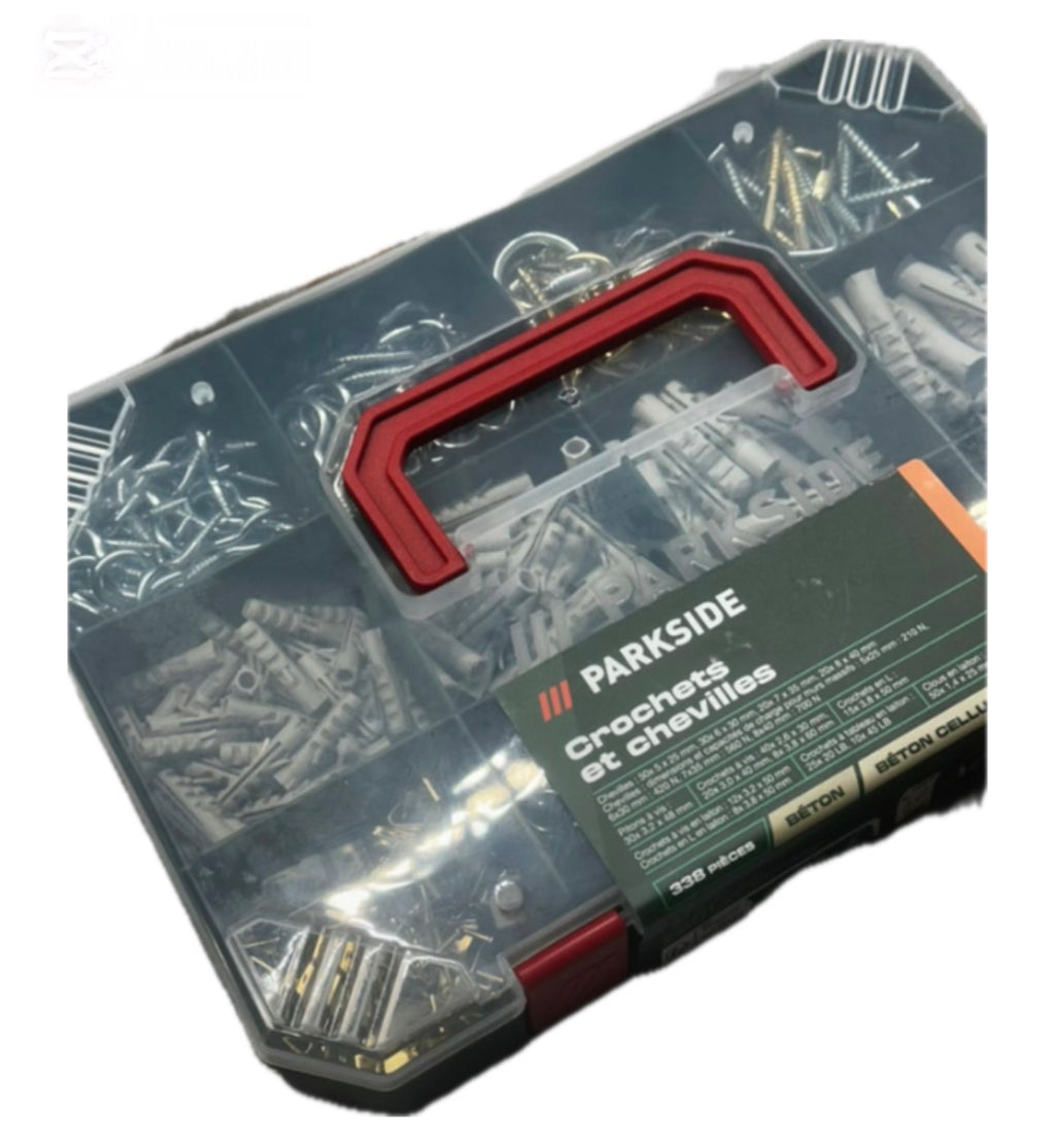 Set Parkside di ganci e tasselli