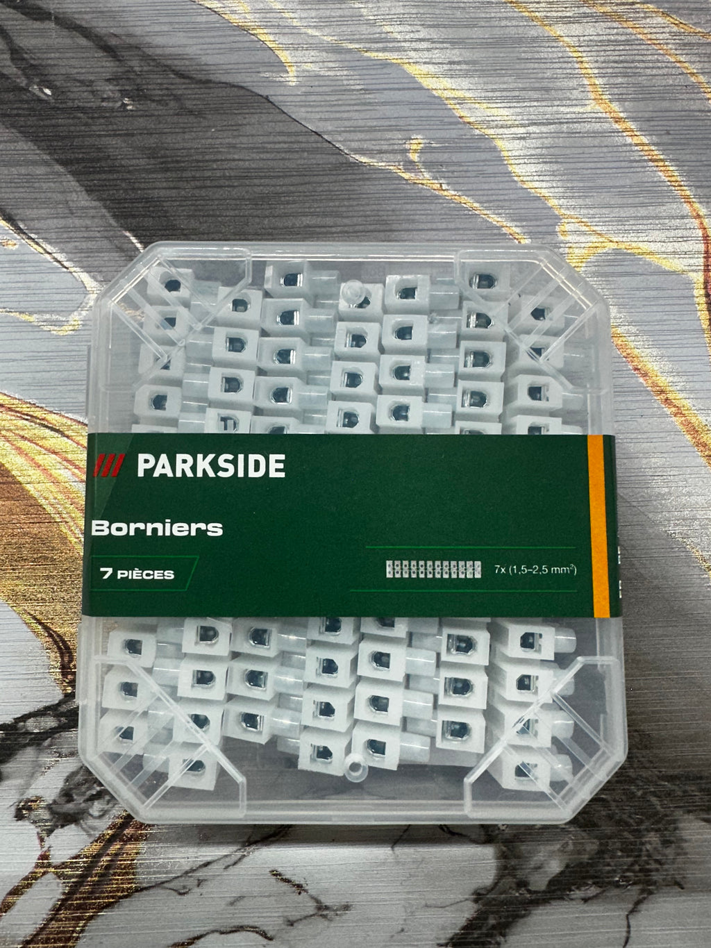 Confezione di morsettiere Parkside (Borniers).