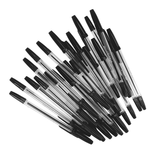 Penna chiusa starpak off cristal nera